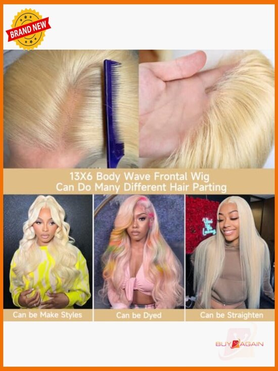 13x6 Lace Front Wig Human Hair 28 Inch Body Wave 200% Density Pre Plucked